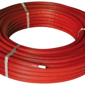 Henco - meerlagenbuis met 10mm isolatie - 20 x 2mm - PE - rood - Rol 50 m Ambachtelijk