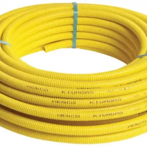 Beste Prijs Henco - meerlagenbuis - gas - in gele mantelbuis - 16 x 2mm - PE - Rol 25 m