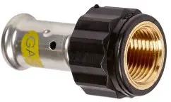 Origineel Henco - schroef koppeling - gas - pers x binnendraad - 26mm x 3/4" - pvdf