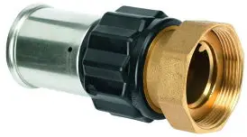 Henco - schroef koppeling - pers x wartel - 40mm x 1-1/2" - pvdf Speciale Aanbieding