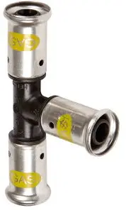 Henco - T-stuk 90° - gas - pers x pers x pers - 20mm x 20mm x 20mm - pvdf In De Mode