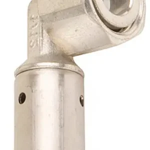 Shop Nu Henco - overgangsknie 90° - pers x wartel - 16mm x 1/2" - RVS