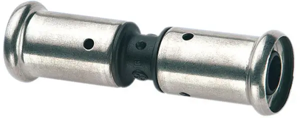 Henco - Koppeling - pers x pers - 16mm x 16mm - pvdf Professioneel