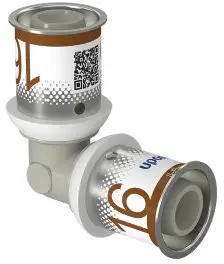 Betrouwbaar Uponor S-Press Plus knie 90° - pers x pers - 16mm x 16mm - ppsu - Kiwa