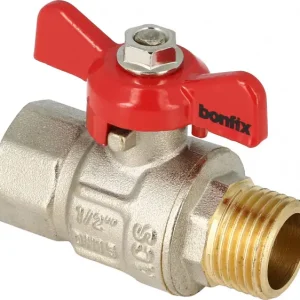 Beperkte Voorraad Bonfix kogelkraan vlinder 1“ Bu x Bi