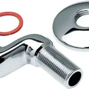 Meest Verkocht Bonfix Sanitaire aansluitkoppeling S-koppeling sprong 30 mm 3/4 x 3/8 - met verchroomde rozet en fiberring