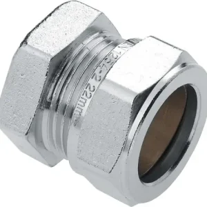 Bonfix knelkoppeling - Eindkoppeling - 12mm - Vertint Messing Veilige Betaling