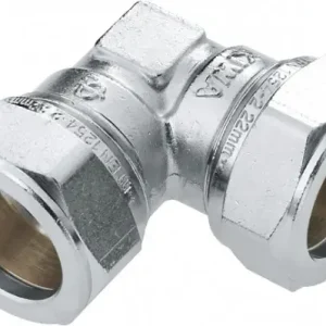 Bonfix knelkoppeling - Kniekoppeling - 15x15mm - Vertint Messing Direct Beschikbaar