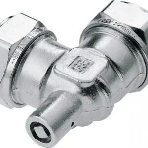 Bonfix knelkoppeling - Kniekoppeling met ontluchter - 22mm x 22mm - Vertint Messing Laatste Versie