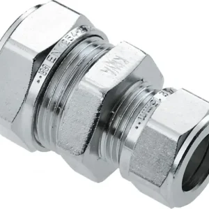 Bonfix knelkoppeling - Overschuifkoppeling - 12mm x 10mm - Vertint Messing Uitverkoop