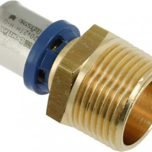 Bonfix Alu-pers fitting Puntstuk 1 x 20 - buitendraad x alu-pers Merkproduct