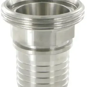 Authentiek Melkkoppeling - Zuivelkoppeling - DIN 11851 - Slangdraadstuk - DN25 - RVS 304 - ID 32 mm