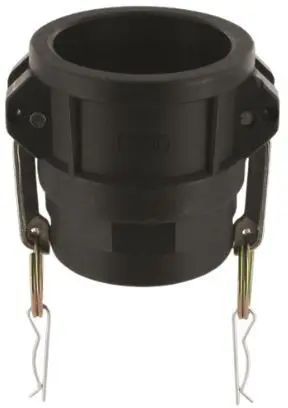 Camlock Vrouwelijk met Binnendraad - Type D - PP (Polypropyleen) - 3“ - DN 75 - D300 Lage Prijs