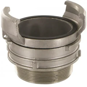 Uitverkoop Guillemin koppeling x buitendraad - met vergrendeling - DN100 x 4" - RVS 316