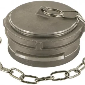 Geld-Terug-Garantie Guillemin koppeling - Blindkap - met vergrendeling - DN25 - RVS 316