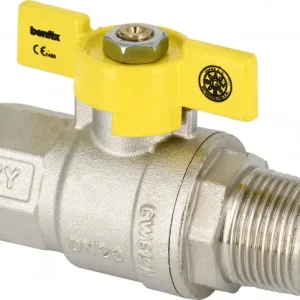 Meest Verkocht Bonfix Gaskraan voor België - vlindergreep bediening 1-1/2" - binnendraad x buitendraad