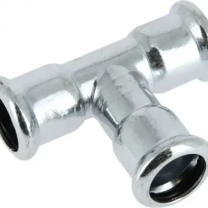 Speciale Aanbieding Bonfix Pressfitting staalverzinkt CV T-koppeling 12 x 12 x 12 - 3 x press - (m-profiel)