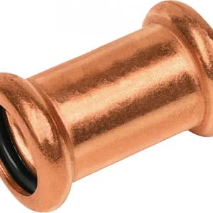 Voordeelprijs Bonfix Pressfitting roodkoper WATER Rechte koppeling 64 x 64 - 2 x press - (m-profiel)