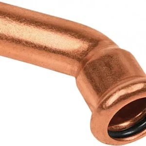 Weekendaanbieding Bonfix Pressfitting roodkoper WATER Insteekbocht 45° 脴64 x 64 - insteek x press - (m-profiel)