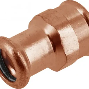 Bestel Nu Bonfix Pressfitting roodkoper WATER Schroefbus 3/8 x 15 - lange binnendraad x press - (m-profiel)