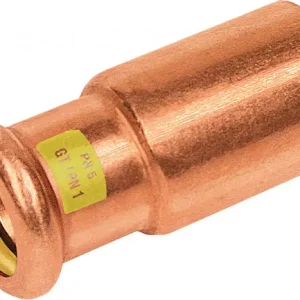 Topkwaliteit Bonfix Pressfitting roodkoper GAS Insteekkoppeling 脴28 x 16 - insteek x press - (m-profiel)