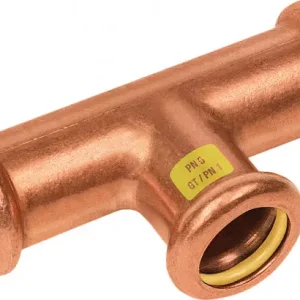 Alleen Vandaag Bonfix Pressfitting roodkoper GAS T-koppeling - verlopend 28x22x22 - 3 x press - (m-profiel)