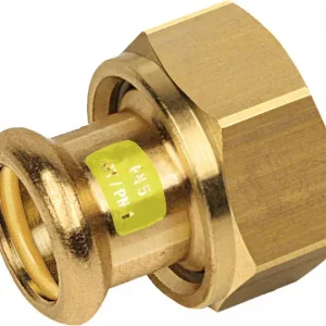Seizoensaanbieding Bonfix Pressfitting roodkoper GAS Wartelkoppeling 1-1/2" x 28 - met vlakke dichting - press x binnendraad - (m-profiel)