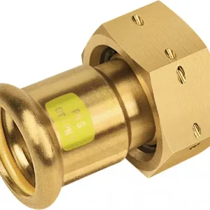 Nieuw Model Bonfix Pressfitting roodkoper GAS 2-delige koppeling 28 - binnendraad x press - (m-profiel)