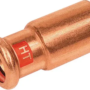 Plaats Bestelling Bonfix Pressfitting roodkoper SOLAR Rechte verloopkoppeling - 22 x 15 - insteek x press - (m-profiel)