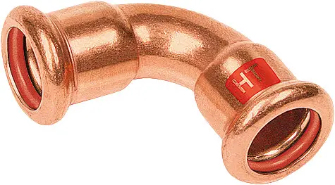 Nieuw Bonfix Pressfitting roodkoper SOLAR Bocht 90° - 18 x 18 - 2 x press - (m-profiel)