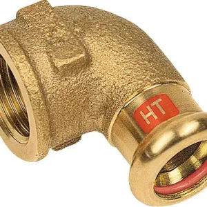 Merkproduct Bonfix Pressfitting roodkoper SOLAR Kniekoppeling 90° 3/4" x 15 - lange binnendraad x press - (m-profiel)