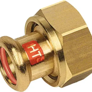 Professioneel Bonfix Pressfitting roodkoper SOLAR Wartelkoppeling 1 x 18 - met vlakke dichting - press x binnendraad - (m-profiel)