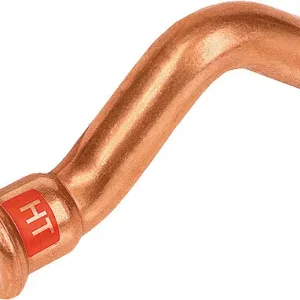 Topkwaliteit Bonfix Pressfitting roodkoper SOLAR Passeerbocht 脴22 x 22 - insteek x press - (m-profiel)