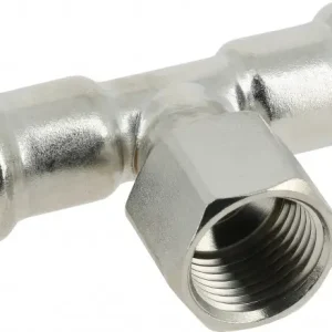 Beste Prijs Bonfix Pressfitting RVS 316L T-koppeling 76,1 x 3/4 x 76,1 - press x lange binnendraad (RP) x press - (m-profiel)