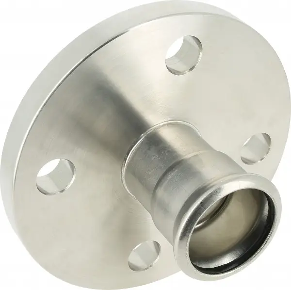 Op = Op Bonfix Pressfitting RVS 316L Flenskoppeling PN16 35 - 1 x press - (m-profiel)