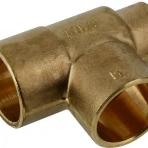 Nu Kopen Bonfix Messing soldeerfitting T-stuk - verlopend 22 x 22 x 15 - 3 x capillair