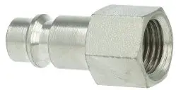 Tijdelijk Beschikbaar Euroline - Insteeknippel voor snelkoppeling - Binnendraad - 1/2" - staal vernikkeld