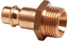 Nieuwe Collectie Euroline - Insteeknippel voor snelkoppeling - Buitendraad - 1/4" - messing