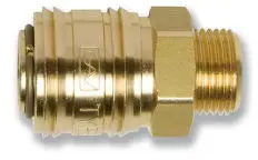 Hete Deal Euroline - Snelkoppeling - Buitendraad - 1/4" - messing