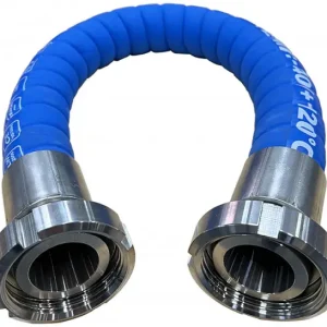 Zuivelslang/Voedselslang Zeer Flexibel & Gegolfd - Compleet met Puntstuk/Wartel - DN20 - 0,8meter Speciale Aanbieding