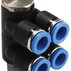 Voordeelprijs 4-voudige koppeling 10mm x G1/2