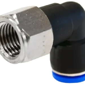 Ambachtelijk Knie steelnippele opschroef koppeling insteek 12 x G1/4" (PLF 12G02)