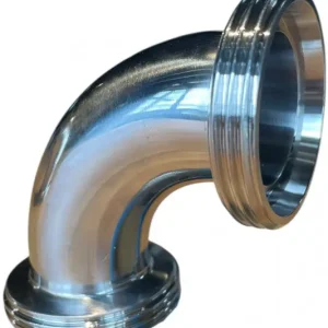 Actieprijs Melkkoppeling - Zuivelkoppeling - DIN 11851 - Koppelbocht 90° - Draadstuk x Draadstuk - DN20 x DN20 - RVS 316