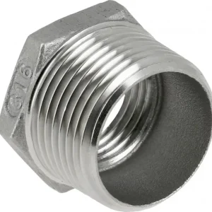 Premium Bonfix RVS draadfitting Verloopring 3/4 x 1/2 - buitendraad x binnendraad