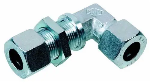 Aanbieding Snijringkoppeling - Rechte Verbindingskoppelingen - Haakse Schotkoppeling - Inclusief Moer en Snijring -WSV 20 S