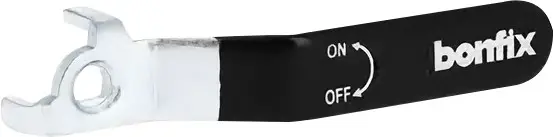 Actieprijs Bonfix Kogelkraan/schuifafsluiter - Losse hendel - zwart 1 - 1-1/4" - staal
