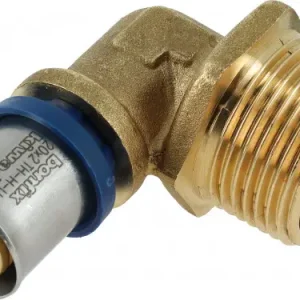 Snelle Levering Bonfix Kniekoppeling Kniekoppeling 1 x 20 - buitendraad x alu-pers