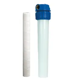 Waterfilter 20" - Wit - Inclusief 20 micron(mu) touwpatroon Alleen Vandaag