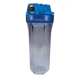 Waterfilter 9" - Transparant - Exclusief filterpatroon Betrouwbaar