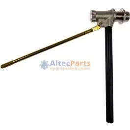 Actieprijs Messing vlotterafsluiter zonder drijver - 1/2" bu